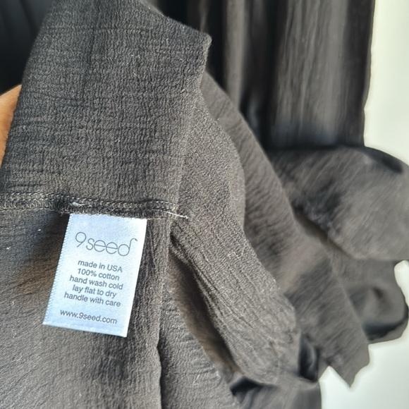 9seed Lighthouse Maxi Dress Black Small - Picture 9 of 13